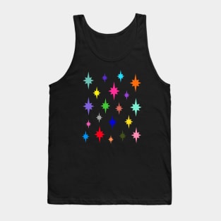 Christmas Stars Multi-Colour Tank Top